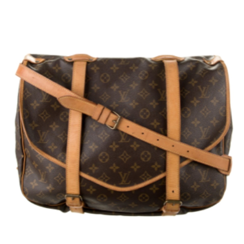 Louis Vuitton Saumur 40 Monogram Crossbody Messenger Bag
